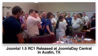 1.5 RC1 released at JoomlaDay Austin