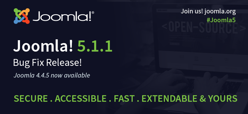 Joomla 5.1.1 and Joomla 4.4.5 stable
