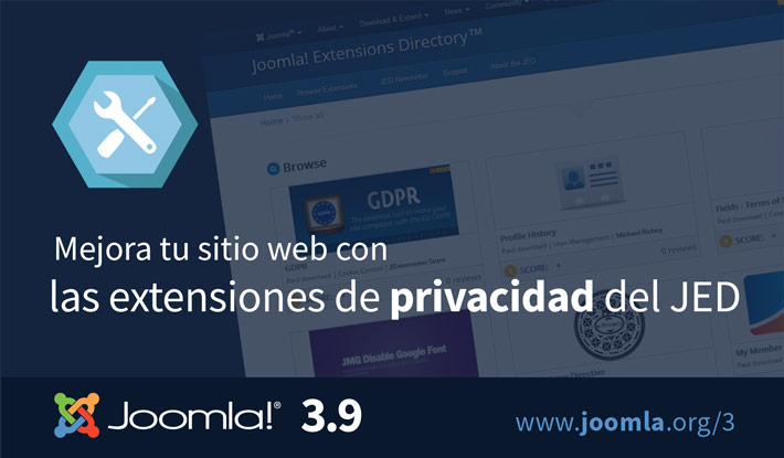 Extensiones de Joomla 3.9