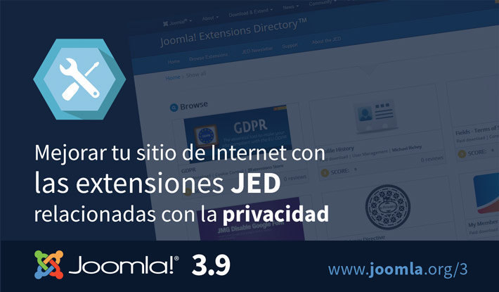 Extensiones Joomla! 3.9