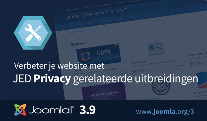 Joomla 3.9 Extensies