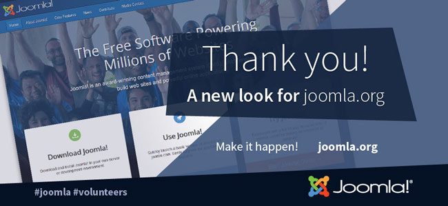joomla homepage redesign