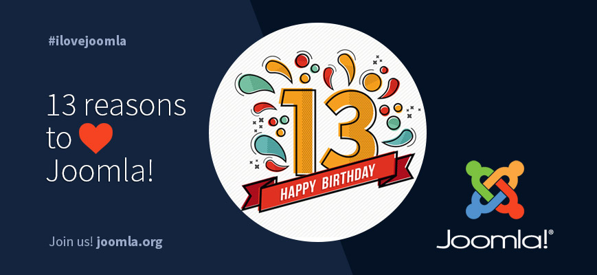 Joomla joomla 13 birthday