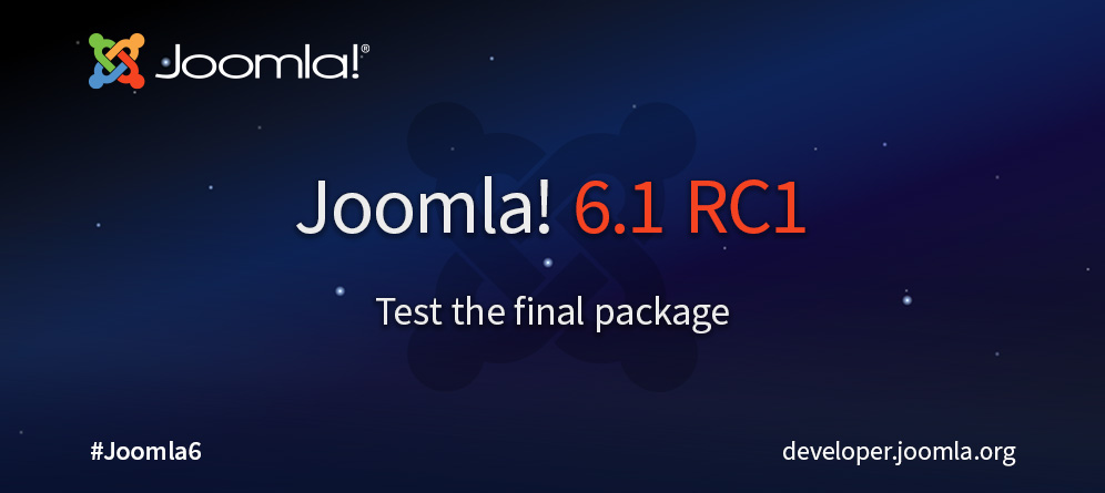 Joomla 6.1 Release Candidate 1
