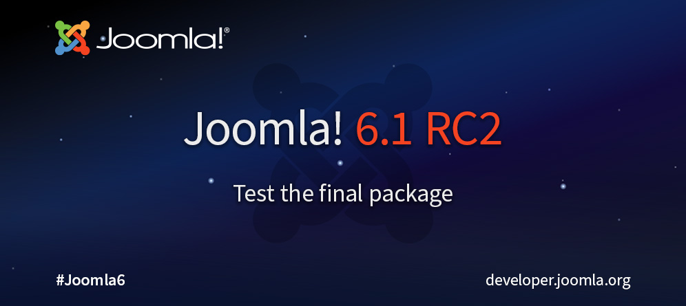 Joomla 6.1 Release Candidate 2