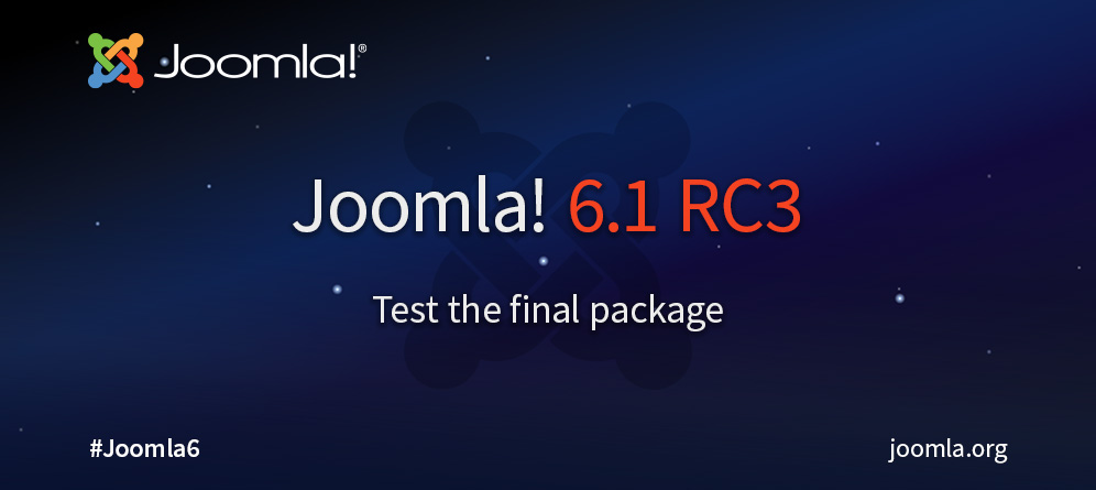 Joomla 6.1 Release Candidate 3