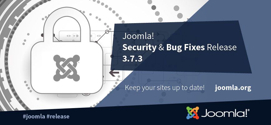 Joomla! version 3.7.3 är en säkerhetsuppdatering