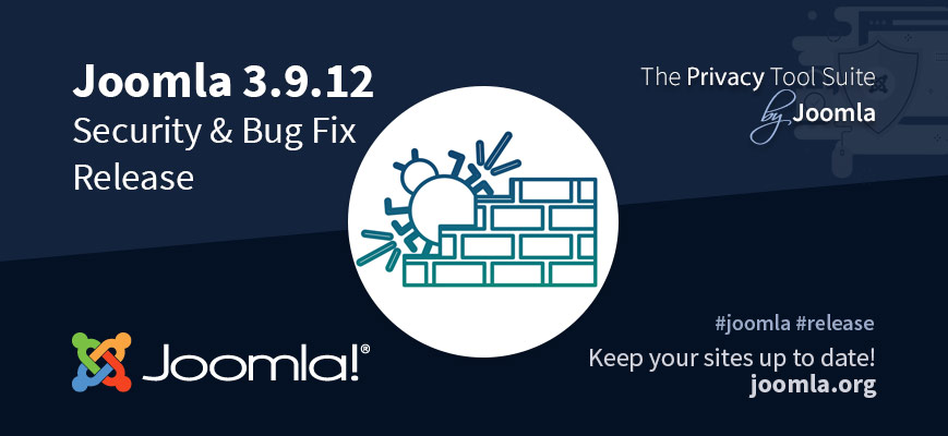 Joomla! 3.9.12 är släppt