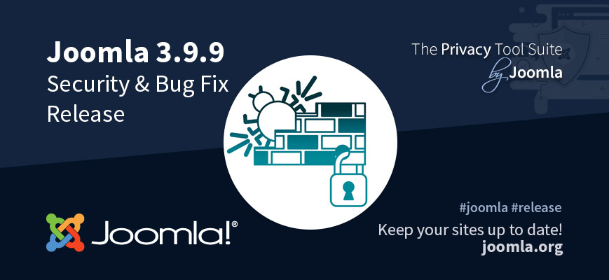 Joomla! 3.9.9 är här men innehåller en bug