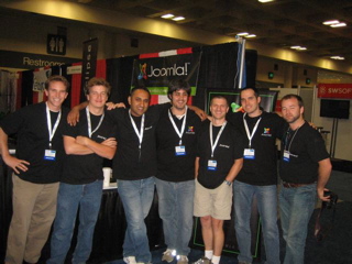 The Joomla! guys at the San Fransisco Expo