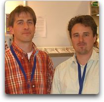 Boris Karnikowski and Alex at LinuxTag